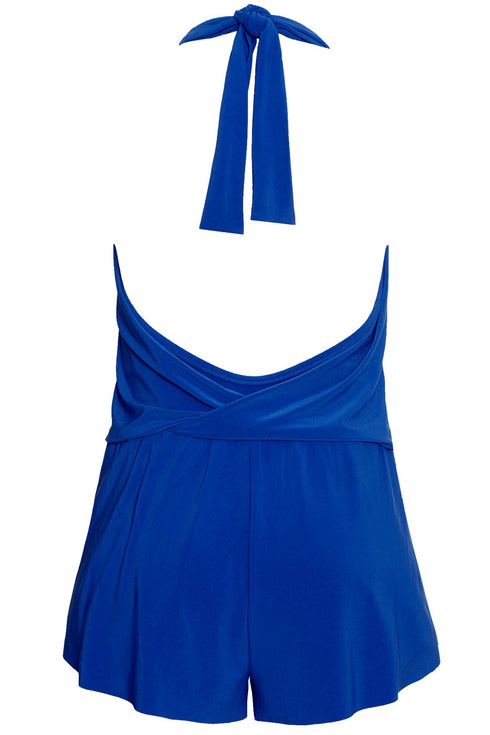 MagicSuit Solids Bianca One Piece Romper Swimsuit